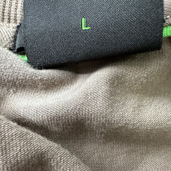 Hugo Boss Tee T-Shirt Men’s Large Brown Graphic Cotton Blend Short Sleeve - Picture 6 of 11